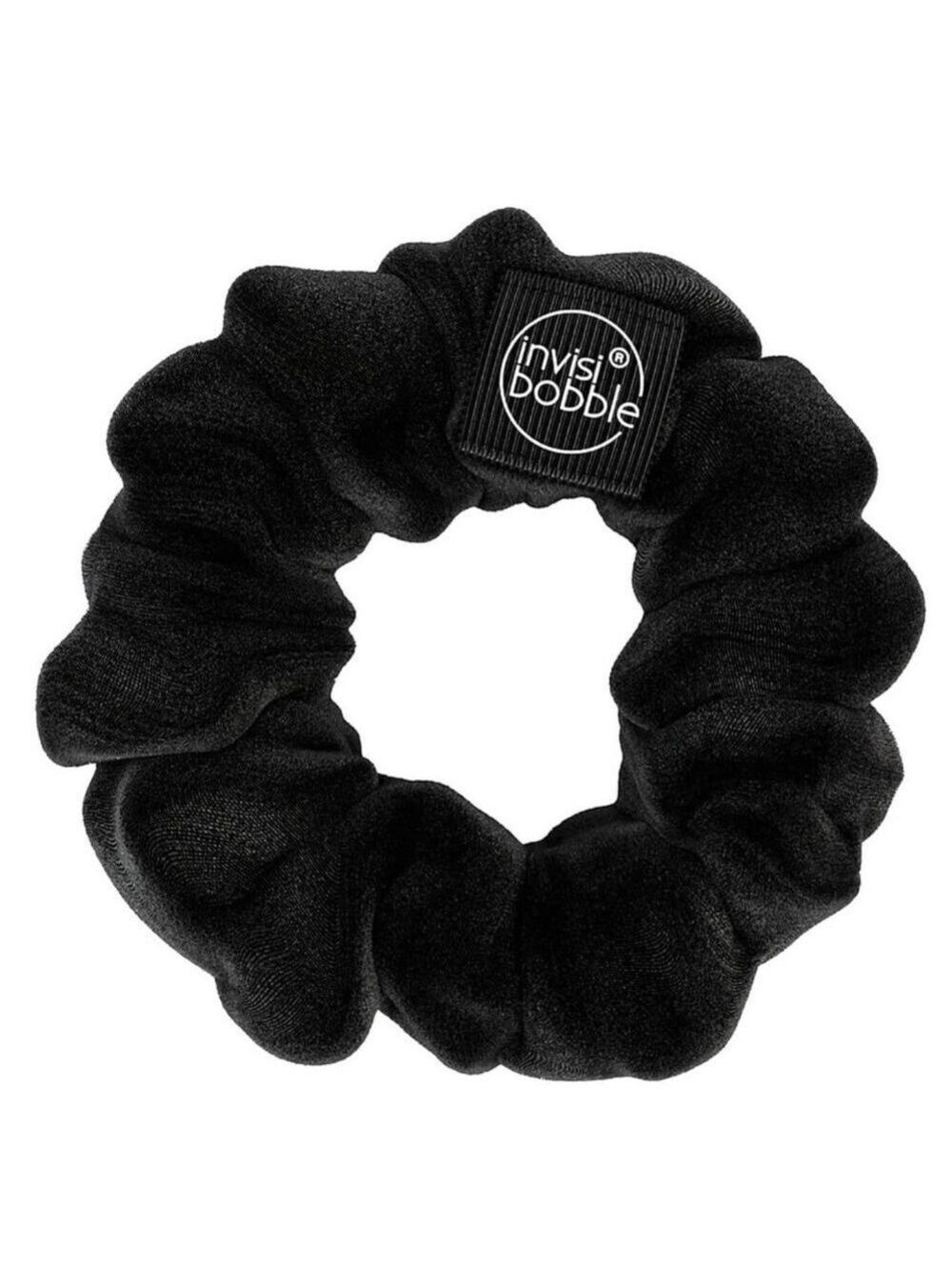 Invisibobble Sprunchie Spiral Hair Ring Scrunchie in True Black | NEW